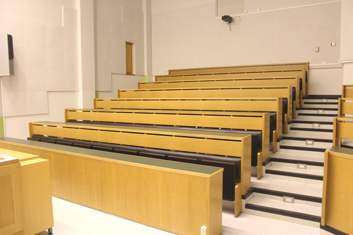 Auditorio Typpiparkin 80-paikkainen auditorio, joka on vuokralaisten käytössä ilmaiseksi